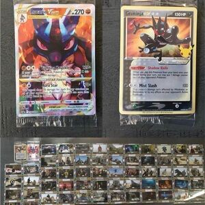 TCG Lot: Topps Star Wars Cards, Lucario VSTAR and Greninja Promos